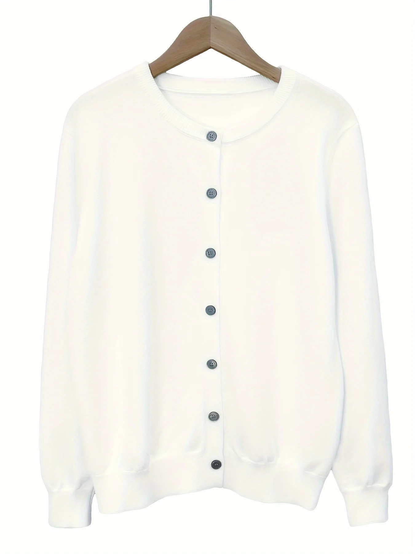New Fine-Spun Cardigan for Women, a Light And Sweet Outer Layer, Loose-Fitting with Long Sleeves - 图片 14