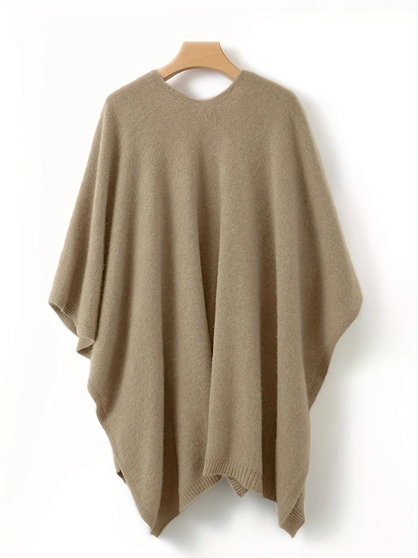New Women'S Shawl Cardigan for Spring And Autumn, Loose Outerwear, Mid-Length Cape - 图片 10