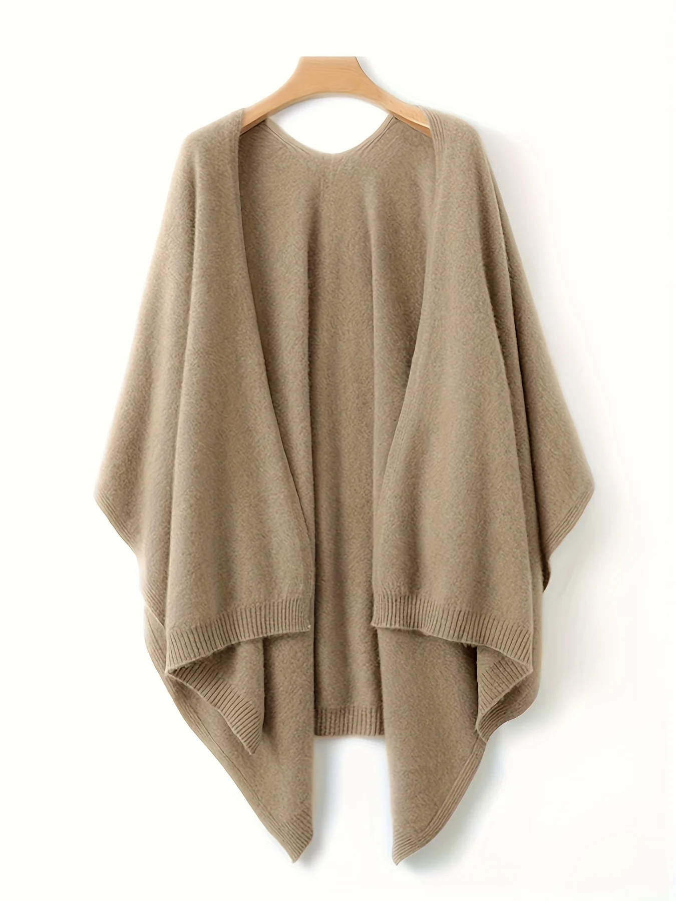 New Women'S Shawl Cardigan for Spring And Autumn, Loose Outerwear, Mid-Length Cape - 图片 8