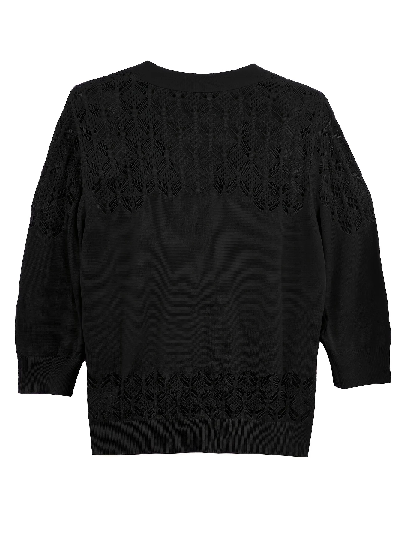 New Hollow Short Jacket Women'S All-Match Shawl Vest Cardigan Outerwear Women'S Top - 图片 8