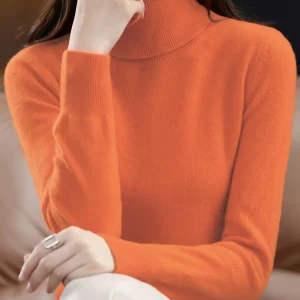 Finely New Style Fashionable Lapel Solid Color Loose Fit Casual Sweater Base Layer Knitwear