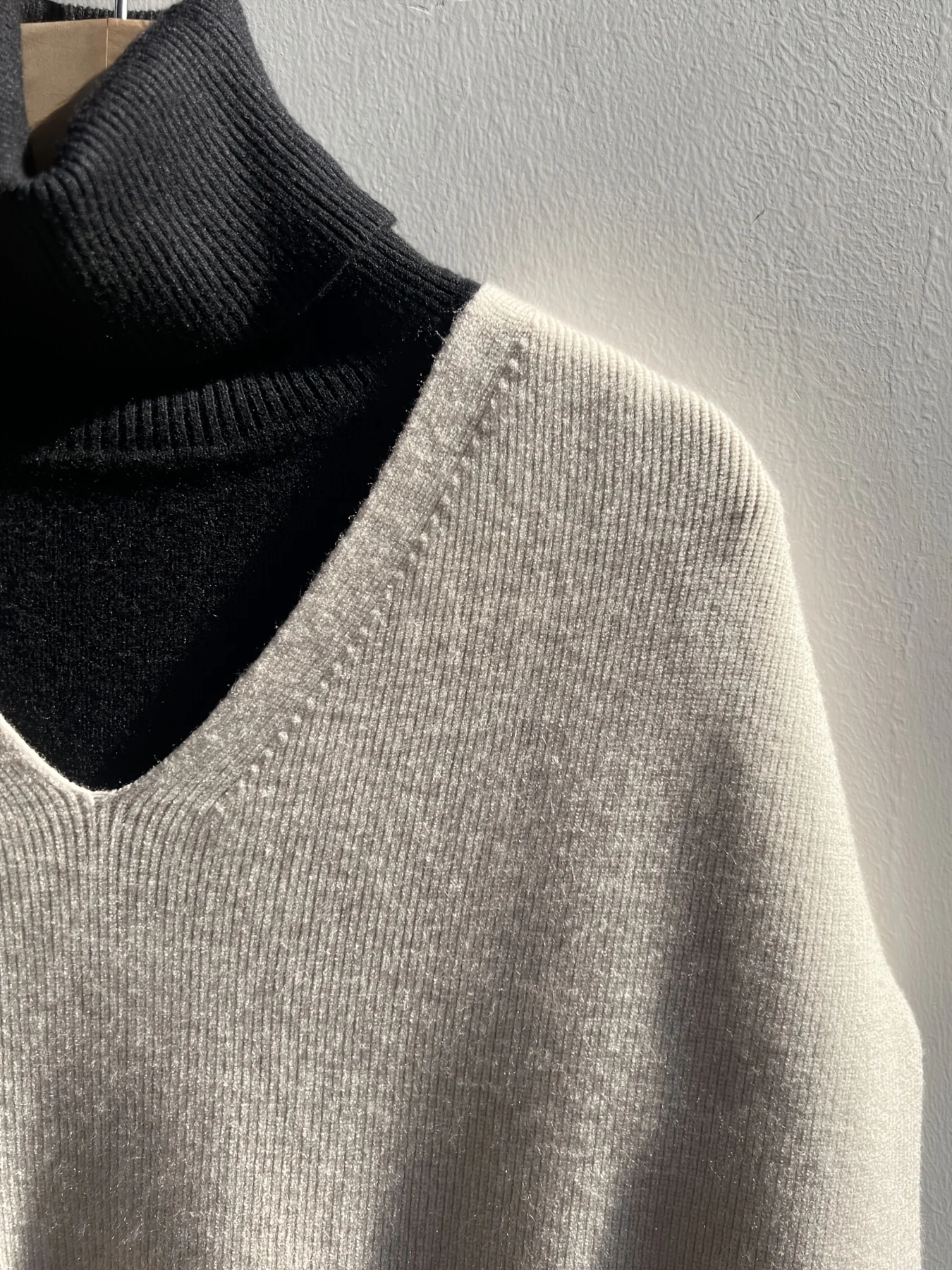 French-Style Loose Fit Vest, New Fashionable Cardigan, Loose Shawl Top, Base Layer Set - 图片 4