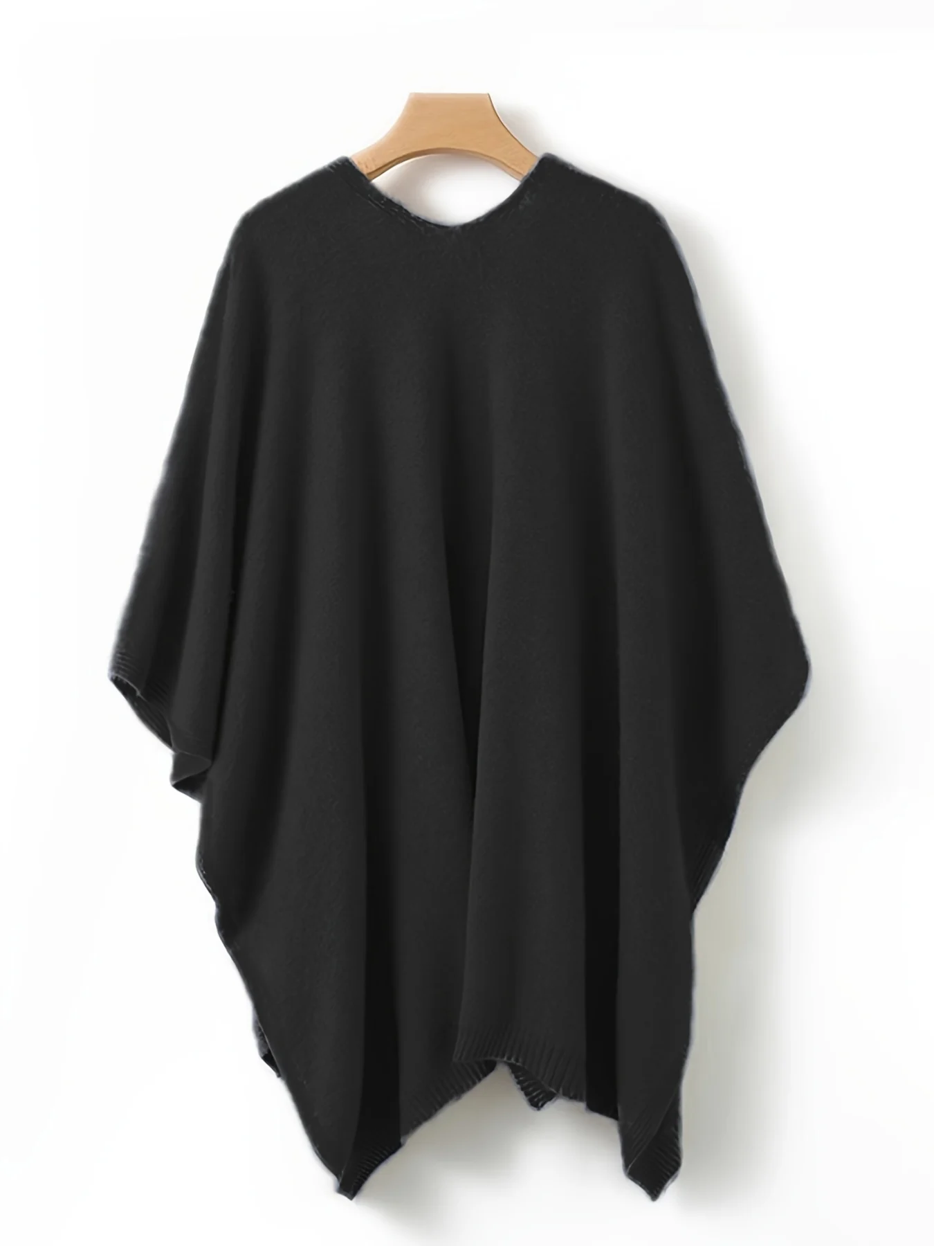 New Women'S Shawl Cardigan for Spring And Autumn, Loose Outerwear, Mid-Length Cape - 图片 3
