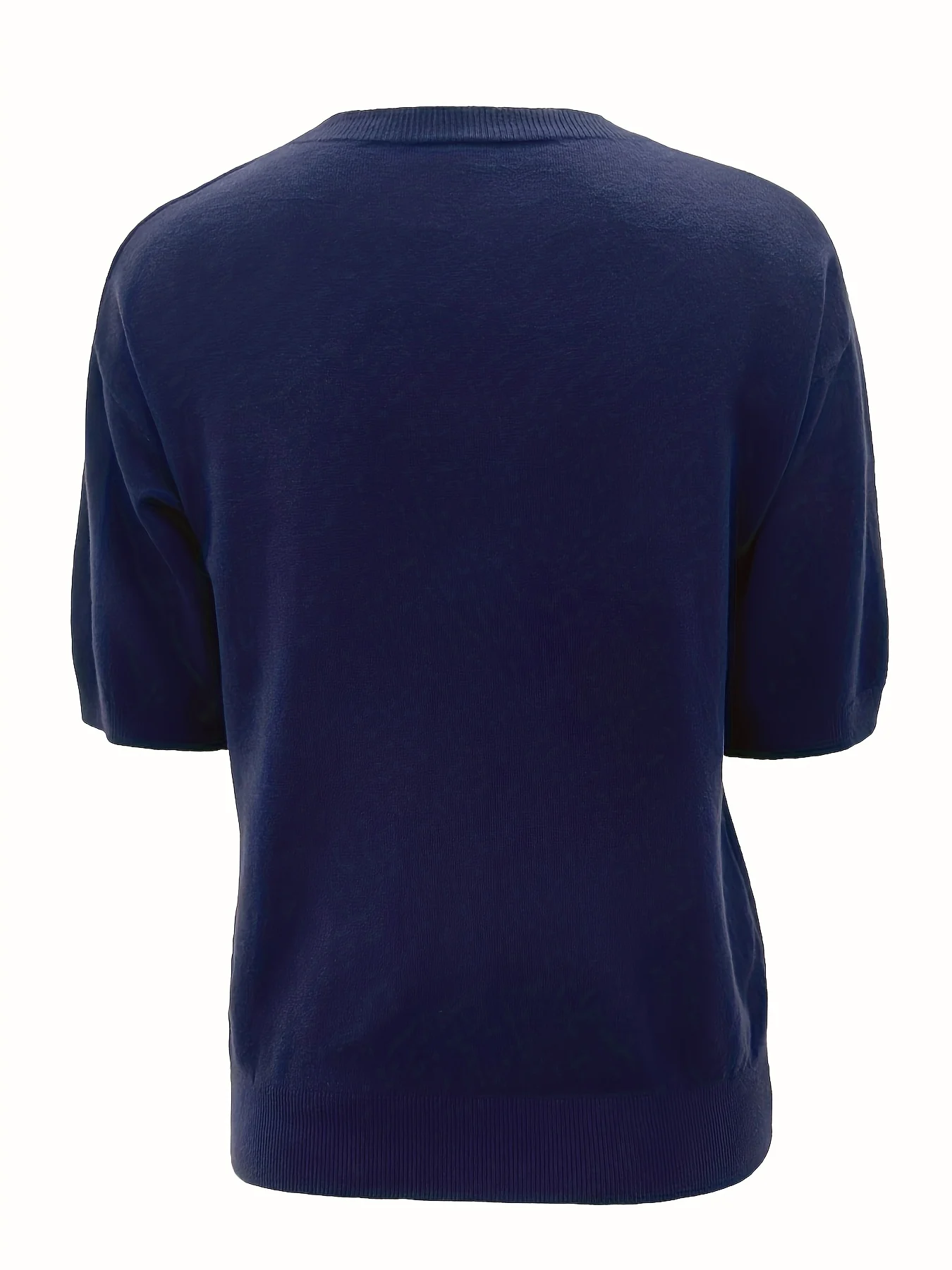 New Short Sleeve T-Shirt Women'S Thin Loose V-Neck Premium Breathable Top - 图片 18