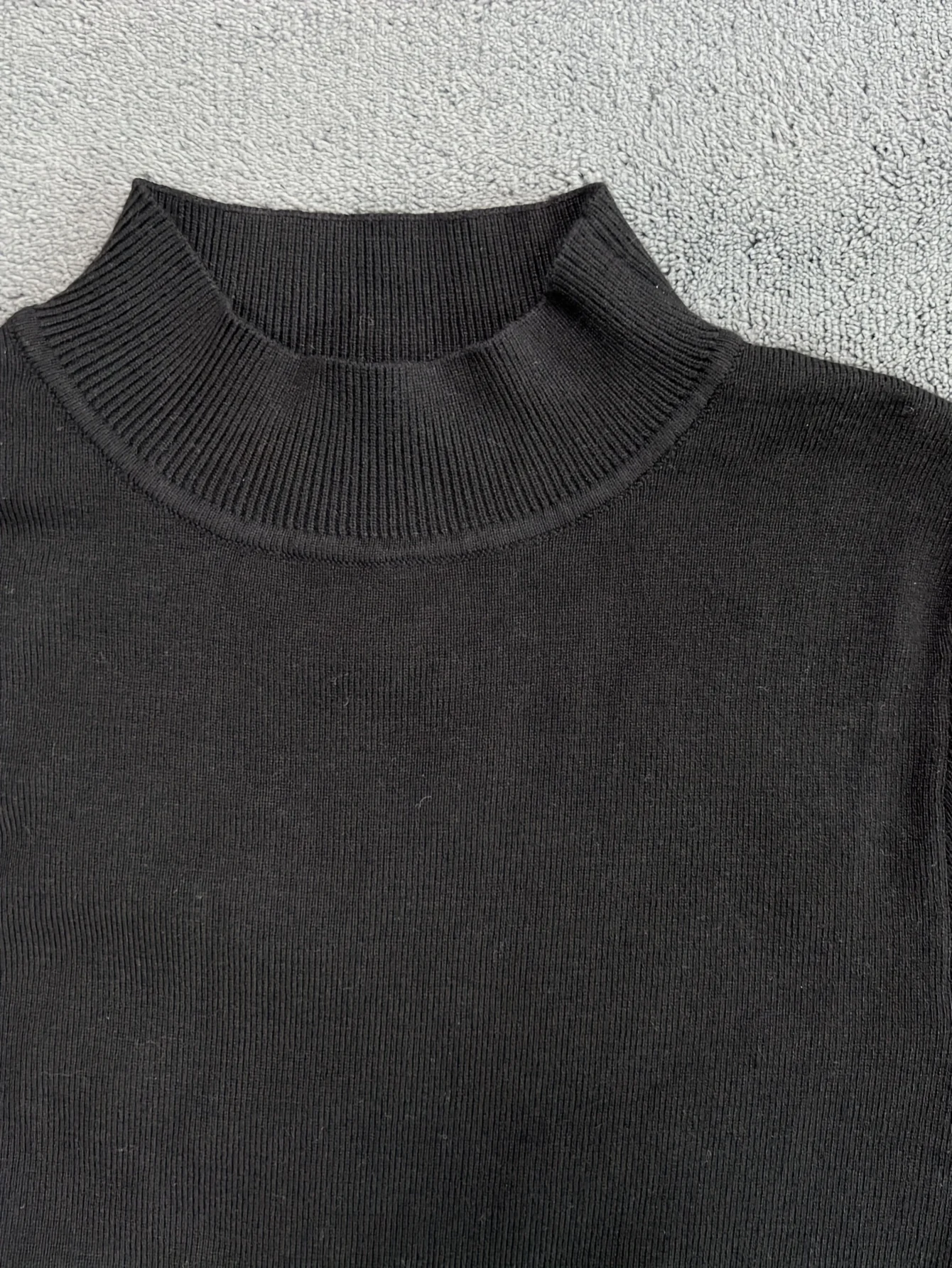 New Half-high Collar Slimming Long Sleeve Knitted Sweater Top with High-end Inner Layering Soft And Sticky Base Sweater - 图片 4