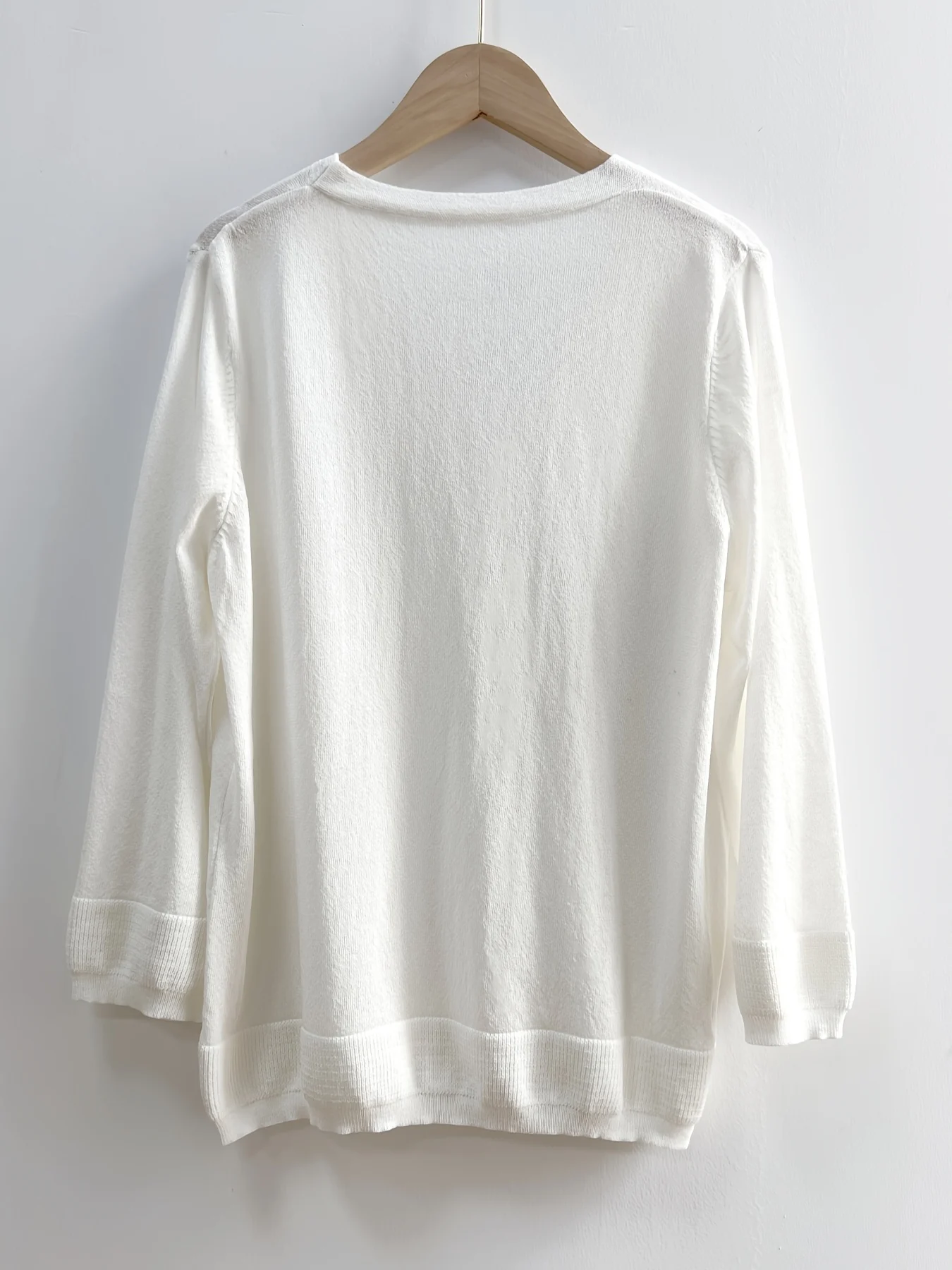 Fine Air-Conditioning Cover-Up Cardigan Women'S Thin Shirt Outer Loose Ice-Feeling V-Neck Top - 图片 4