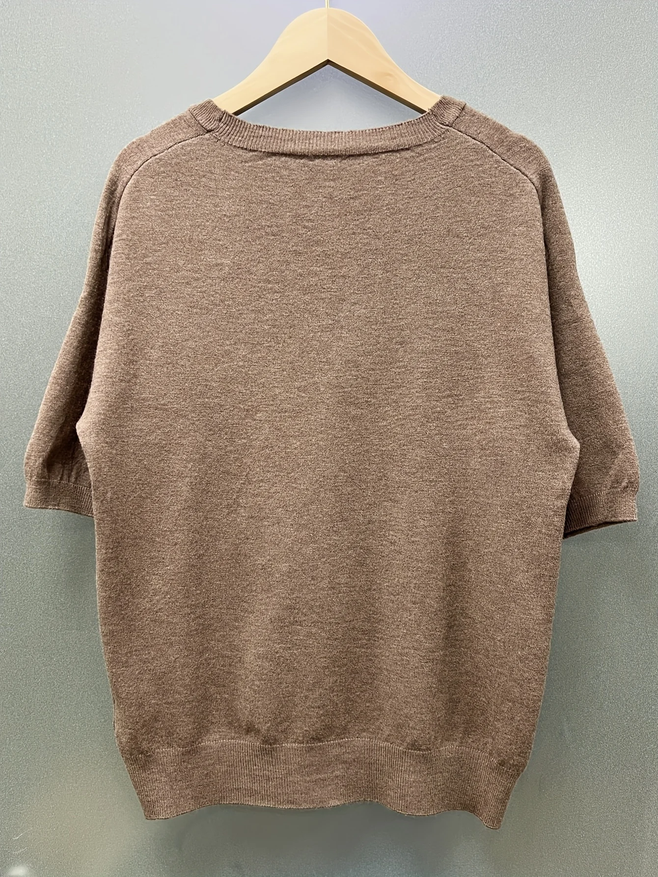 New Short Sleeve T-Shirt Women'S Thin Loose V-Neck Premium Breathable Top - 图片 8