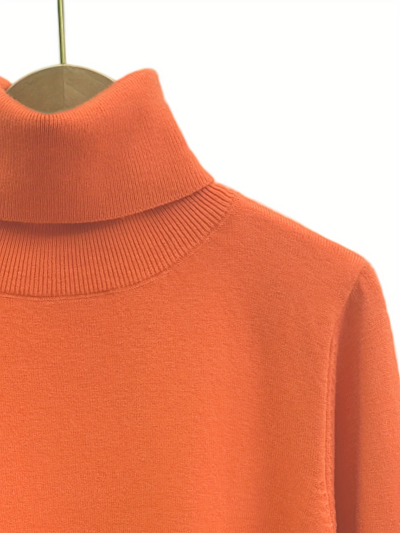 Finely New Style Fashionable Lapel Solid Color Loose Fit Casual Sweater Base Layer Knitwear - 图片 12